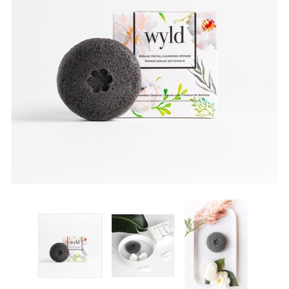 WYLD CHARCOAL KONJAC SPONGE - Picture 2 of 5